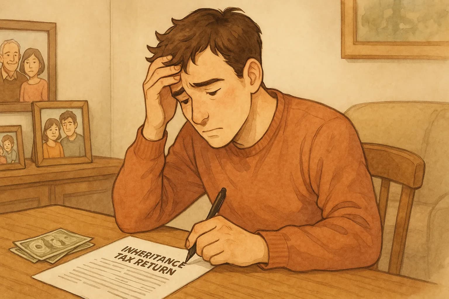 상속세 납세의무자 신고 대상 재산